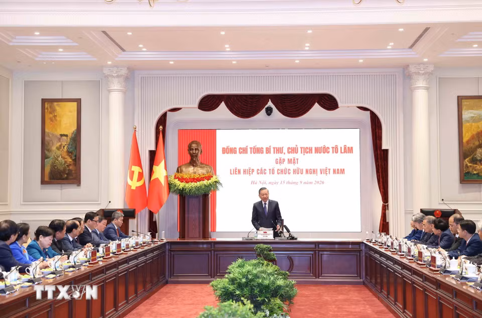 Tổng Bí thư, Chủ tịch nước Tô Lâm phát biểu. (Ảnh: Thống Nhất/TTXVN)