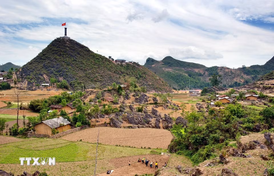 Cao nguyên đá Đồng Văn. (Ảnh: TTXVN phát)