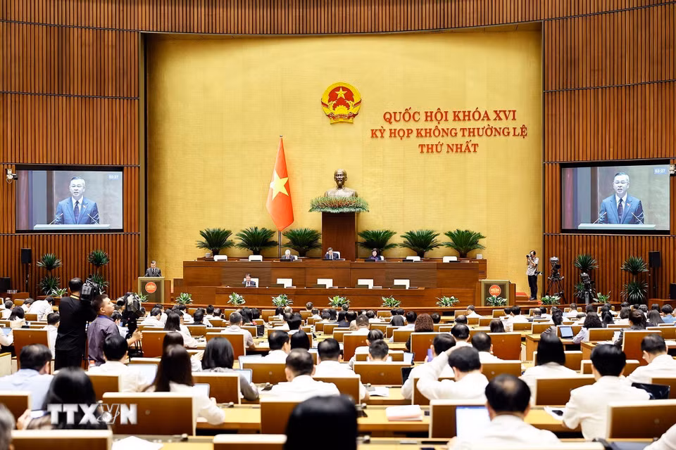 Quang cảnh phiên họp. (Ảnh: Doãn Tấn/TTXVN)