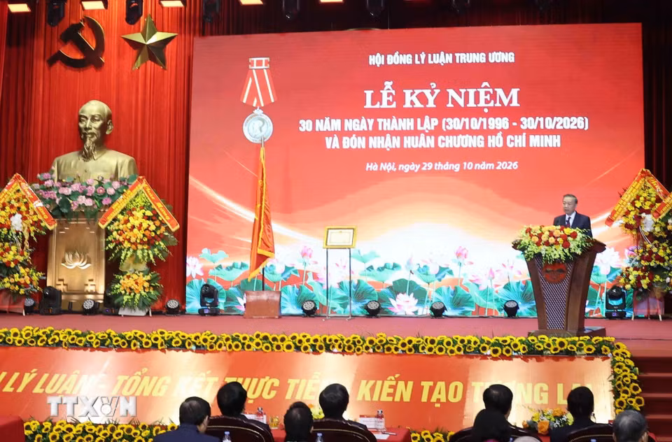 Tổng Bí thư, Chủ tịch nước Tô Lâm phát biểu chỉ đạo. (Ảnh: Thống Nhất/TTXVN)