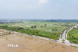 Hai xã Phúc Thịnh và Thư Lâm thí điểm mô hình “xã, phường xã hội chủ nghĩa.” (Ảnh: Phan Phương/TTXVN)