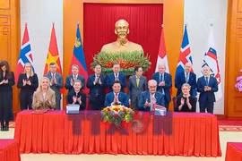 Lễ ký Hiệp định thương mại tự do giữa Việt Nam và các nước thành viên EFTA 