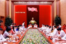 Khu vực công nghiệp đóng vai trò quan trọng trong tăng trưởng kinh tế của tỉnh Phú Thọ sau hợp nhất. (Ảnh: Nguyễn Thảo/Vietnam+)