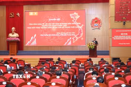 Quang cảnh hội nghị bồi dưỡng, cập nhật kiến thức cho cán bộ lãnh đạo, quản lý năm 2026. (Ảnh: Phương Hoa/TTXVN)