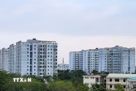 Khu chung cư nhà ở xã hội Phong Bắc (phường Cẩm Lệ, thành phố Đà Nẵng). (Ảnh: Quốc Dũng/TTXVN)