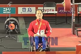 Lực sỹ Lê Văn Công giành huy chương bạc tại Asian Para Games 2026 
