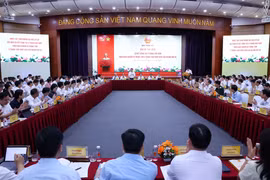 Hội nghị sơ kết công tác 6 tháng đầu năm, triển khai nhiệm vụ trọng tâm 6 tháng cuối năm 2026 của ngành Nội vụ. (Ảnh: Văn Điệp/ TTXVN)