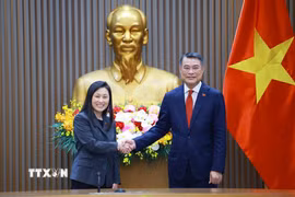 Thủ tướng Lê Minh Hưng tiếp bà Jennifer Wicks, Đại sứ Hoa Kỳ tại Việt Nam. (Ảnh: Dương Giang/TTXVN)