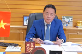 Giàn công nghệ trung tâm số 2 của mỏ Bạch Hổ thuộc Liên doanh Việt-Nga (Vietsovpetro). (Ảnh: Huy Hùng/TTXVN)