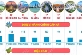 Thông tin chi tiết về 8 thành phố trực thuộc Trung ương 