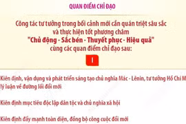 Nghị quyết số 25 về chiến lược công tác tư tưởng trong bối cảnh mới