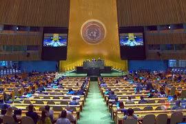 Liên hợp quốc thông qua Tuyên bố New York giải quyết xung đột Israel-Palestine 