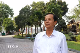 Ông Đặng Văn Xướng, nguyên Chủ tịch Hội đồng Nhân dân tỉnh Long An (cũ), Chủ tịch Hội Luật gia tỉnh Tây Ninh, kỳ vọng sự thành công của Đại hội XIV sẽ đưa đất nước vững tin bước vào kỷ nguyên mới. (Ảnh: Bùi Giang/TTXVN)