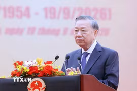 Tổng Bí thư, Chủ tịch nước Tô Lâm phát biểu. (Ảnh: Thống Nhất/TTXVN)