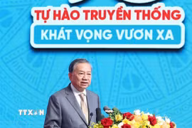 Tổng Bí thư Tô Lâm phát biểu. (Ảnh: Thống Nhất/ TTXVN)