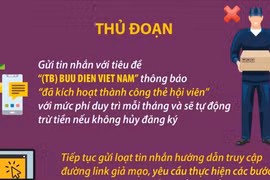 Cảnh báo thủ đoạn mạo danh bưu điện để lừa đảo 