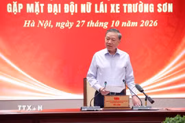 Tổng Bí thư, Chủ tịch nước Tô Lâm phát biểu. (Ảnh: Văn Điệp/TTXVN)