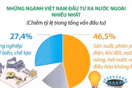 Đầu tư của Việt Nam ra nước ngoài tăng gấp 9,5 lần so với cùng kỳ năm 2024