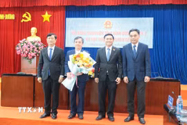 Ông Bùi Minh Trí được bầu giữ chức Phó Chủ tịch Ủy ban Nhân dân tỉnh Bình Dương khóa X, nhiệm kỳ 2021-2026. (Ảnh: TTXVN phát)