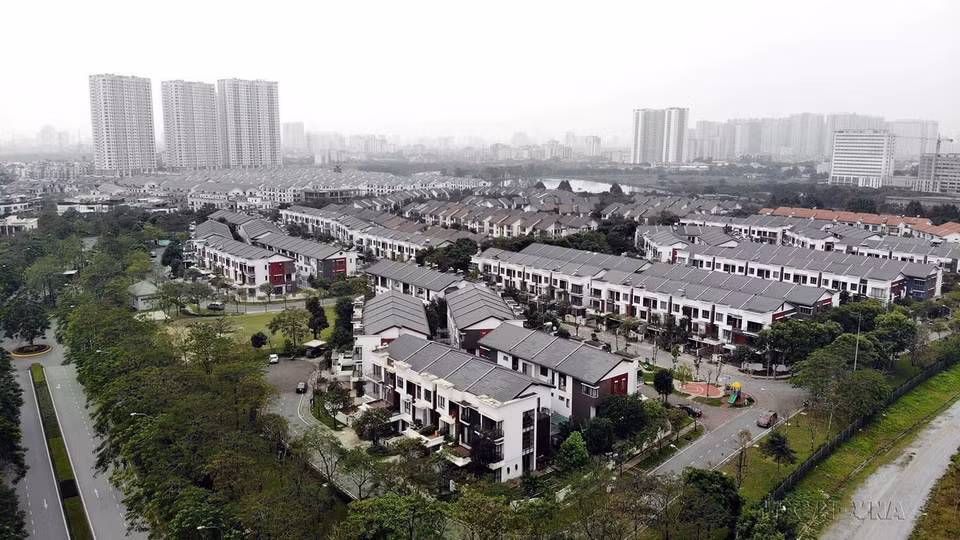 Các dự án chung cư cao cấp trong Khu đô thị Gamuda Gaderns tại Hà Nội do Tập đoàn bất động sản Malaysia-Gamuda Land đầu tư. (Ảnh: Danh Lam/TTXVN)