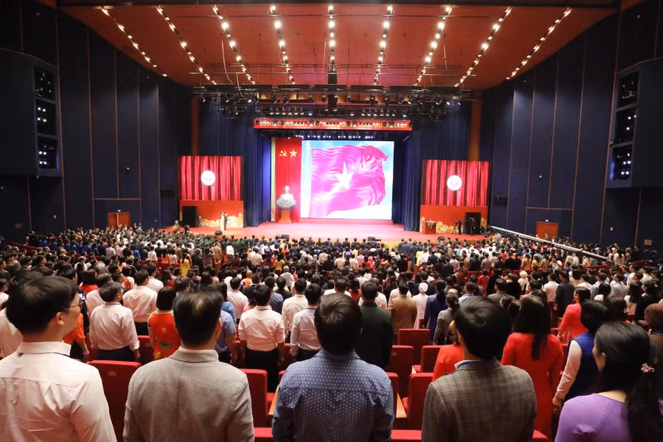  Quang cảnh buổi Lễ. (Ảnh: Anh Tuấn/TTXVN)