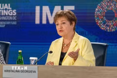 Tổng Giám đốc IMF Kristalina Georgieva. (Ảnh: THX/TTXVN)