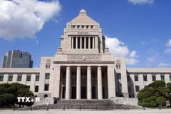 Tòa nhà Quốc hội Nhật Bản tại thủ đô Tokyo. (Ảnh: Kyodo/TTXVN)
