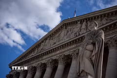 Trụ sở Quốc hội Pháp ở Paris. (Ảnh: THX/TTXVN)