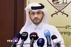 Người phát ngôn Bộ Ngoại giao Qatar Majed al-Ansari. (Ảnh: IRNA/TTXVN)