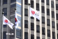 Trụ sở Tập đoàn LG ở Seoul, Hàn Quốc. (Ảnh: Yonhap/TTXVN)