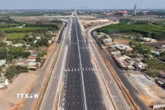 Cao tốc Biên Hòa - Vũng Tàu đoạn qua Đồng Nai. (Ảnh: Công Phong/TTXVN)
