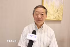 Giáo sư Chu Chấn Minh, Viện trưởng Danh dự Viện Nghiên cứu Nam Á-Đông Nam Á thuộc Viện Khoa học Xã hội tỉnh Vân Nam (Trung Quốc) trả lời phỏng vấn phóng viên TTXVN tại Trung Quốc. (Ảnh: Công Tuyên/TTXVN)