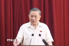 Tổng Bí thư, Chủ tịch nước Tô Lâm phát biểu. (Ảnh: Thống Nhất/TTXVN)