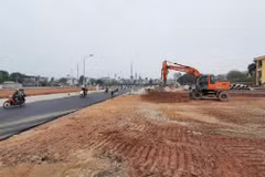 Dự án chậm tiến độ. (Ảnh: VOV)