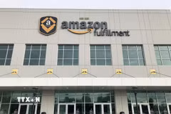 Trung tâm kho vận của Amazon tại Washington, Mỹ. (Ảnh: Kyodo/TTXVN)
