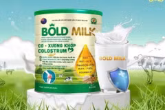 Bold Milk - cơ xương khớp Colostrum nhập từ Công ty TNHH We United là một trong 600 loại sữa giả đã bị các cơ quan chức năng phát hiện gần đây.