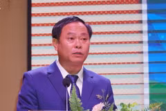 Trưởng Cơ quan đại diện Bộ Công an Việt Nam tại Lào Thiếu tướng Huỳnh Tấn Hạnh. (Nguồn: VOV)