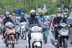 Từ ngày 13/12/2025, khu vực Bắc Bộ trời rét đậm, vùng núi cao có nơi rét hại. (Ảnh: Hoàng Hiếu/TTXVN)