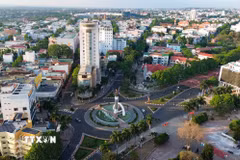 Trung tâm đô thị Buôn Ma Thuột. (Ảnh: Thanh Tùng/TTXVN)