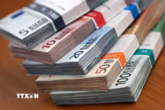Tổng tiền tiết kiệm của người dân nước này đã vượt 6.550 tỷ euro, cao hơn gấp đôi GDP của Pháp. (Ảnh: AFP/TTXVN)