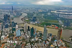 Thành phố Hồ Chí Minh - trung tâm kinh tế, văn hóa, du lịch đầu tàu của cả nước. (Ảnh: Vũ Sinh/TTXVN)
