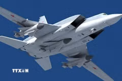Máy bay ném bom chiến lược Tu-22M3 của Nga. (Ảnh: Defenseworld/TTXVN)