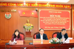 Việc tăng cường phối hợp giữa các cơ quan, đơn vị đã góp phần nâng cao hiệu quả công tác dân vận. (Ảnh: TTXVN phát)