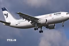 Máy bay của hãng hàng không Iran Air. (Ảnh: IRNA/TTXVN phát)