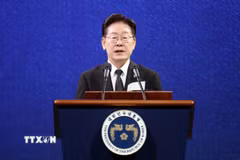 Tổng thống Hàn Quốc Lee Jae Myung. (Ảnh: Yonhap/TTXVN phát)
