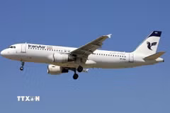Máy bay của hãng hàng không Iran Air. (Ảnh: IRNA/TTXVN)