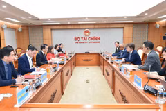 Toàn cảnh buổi làm việc. (Nguồn: Bộ Tài Chính)