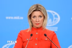 Người phát ngôn Bộ Ngoại giao Nga Maria Zakharova. (Ảnh: IRNA/TTXVN)