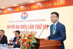 Phó Thủ tướng Chính phủ Lê Thành Long phát biểu chỉ đạo Đại hội. (Ảnh: Quốc Khánh/TTXVN)