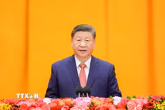 Tổng Bí thư, Chủ tịch Trung Quốc Tập Cận Bình. (Ảnh: THX/TTXVN)